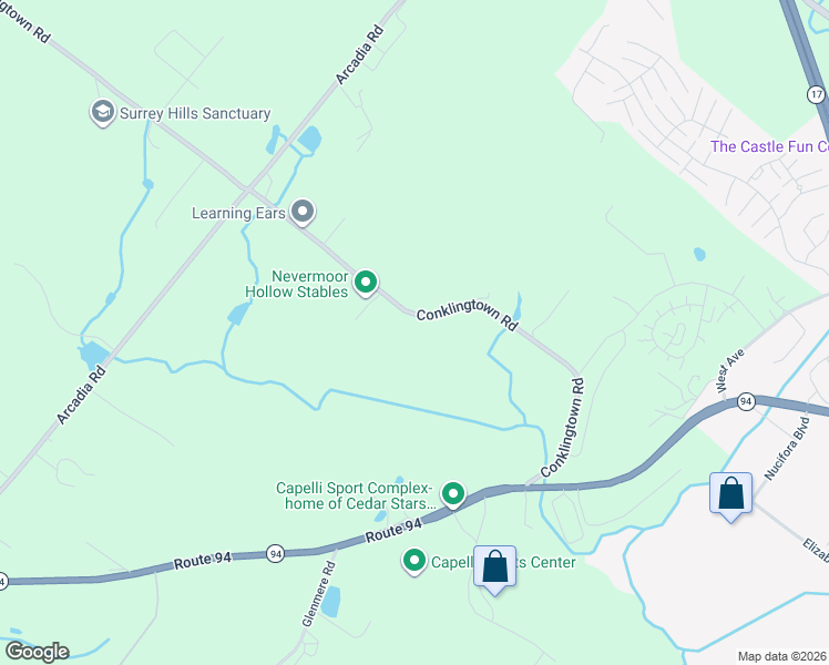 map of restaurants, bars, coffee shops, grocery stores, and more near 133 Conklingtown Road in Chester