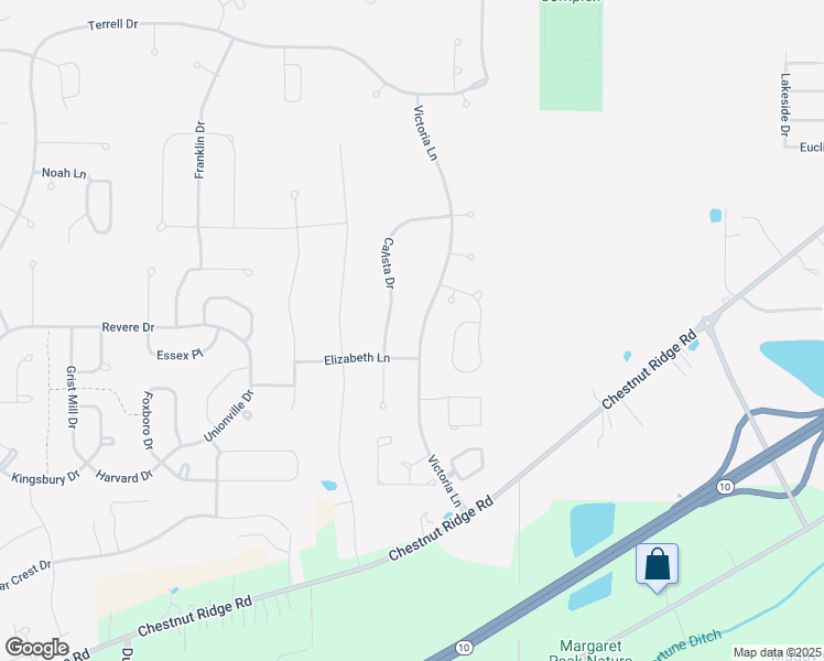 map of restaurants, bars, coffee shops, grocery stores, and more near 9232 Victoria Ln in North Ridgeville