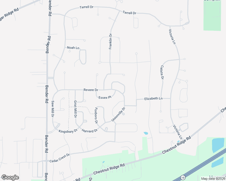 map of restaurants, bars, coffee shops, grocery stores, and more near 37993 Revere Drive in North Ridgeville