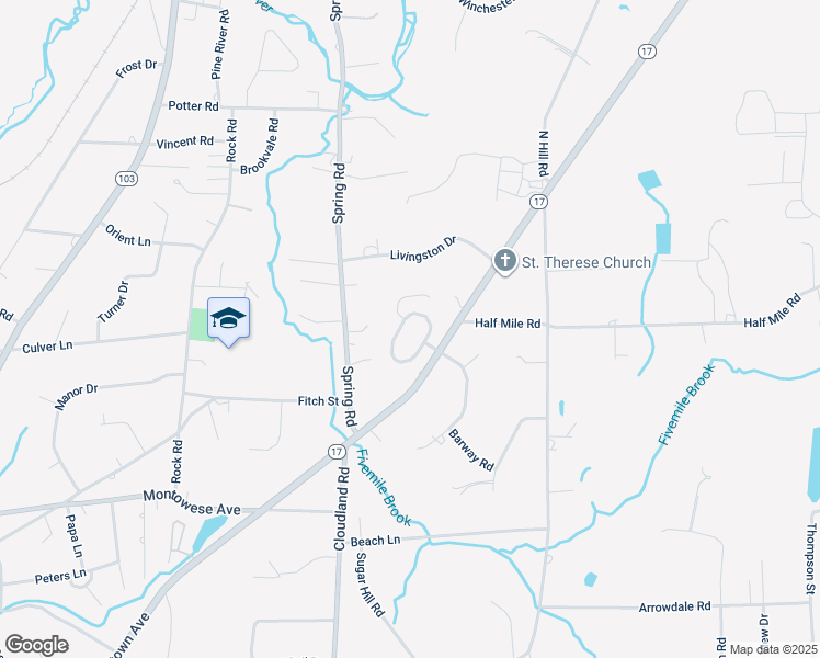 map of restaurants, bars, coffee shops, grocery stores, and more near 76 Lexington Gardens in North Haven