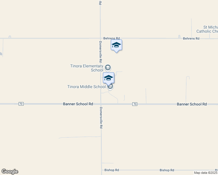 map of restaurants, bars, coffee shops, grocery stores, and more near 5921 Domersville Road in Defiance