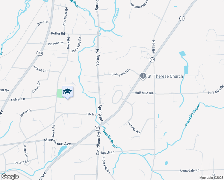 map of restaurants, bars, coffee shops, grocery stores, and more near 76 Lexington Gardens in North Haven