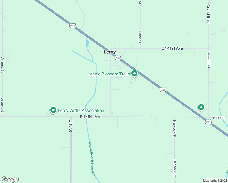 map of restaurants, bars, coffee shops, grocery stores, and more near 14231 Elkhart Street in Crown Point