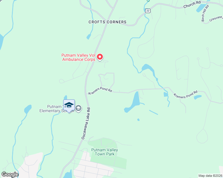 map of restaurants, bars, coffee shops, grocery stores, and more near 120 Kramers Pond Road in Putnam Valley