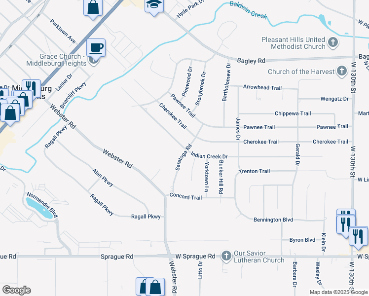 14500 Indian Creek Drive, Middleburg Heights OH Walk Score