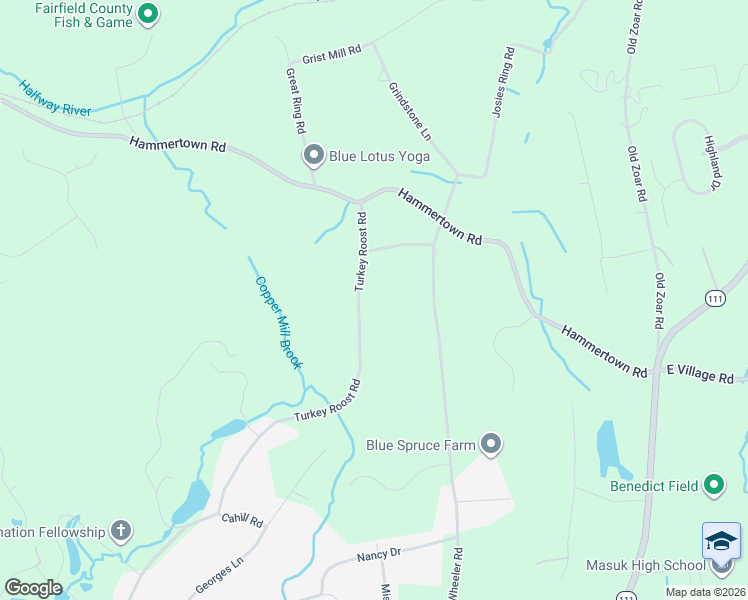 map of restaurants, bars, coffee shops, grocery stores, and more near 306 Turkey Roost Road in Monroe