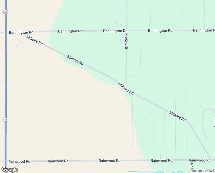 map of restaurants, bars, coffee shops, grocery stores, and more near 19449 Military Road in Bennington