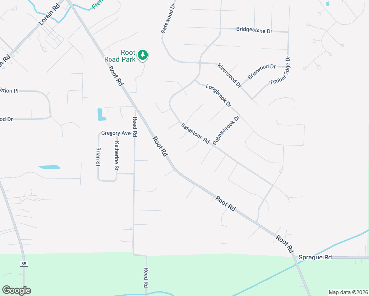 map of restaurants, bars, coffee shops, grocery stores, and more near 33179 Eagles Glen Court in North Ridgeville