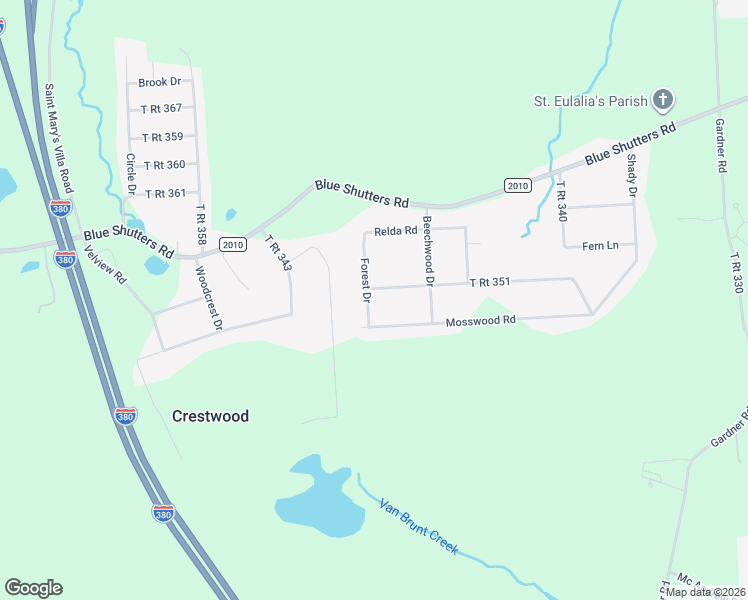 map of restaurants, bars, coffee shops, grocery stores, and more near 210 T Rt 350 in Moscow