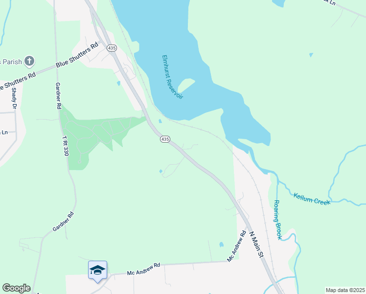 map of restaurants, bars, coffee shops, grocery stores, and more near Caputo Place in Lackawanna County