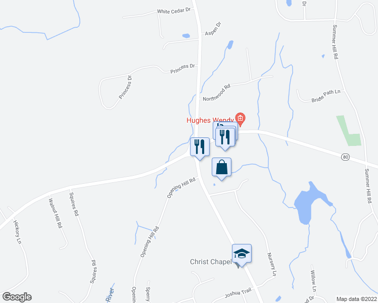 map of restaurants, bars, coffee shops, grocery stores, and more near in Madison
