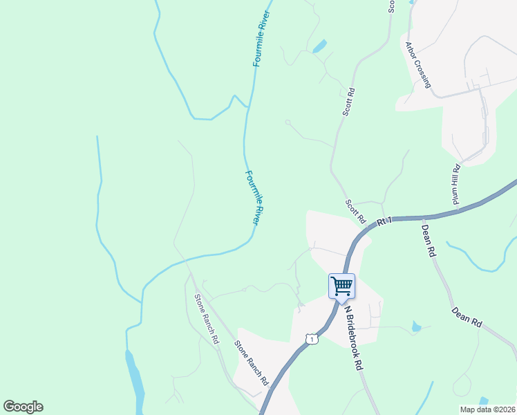 map of restaurants, bars, coffee shops, grocery stores, and more near 56 Stone Ranch Road in East Lyme