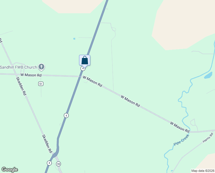 map of restaurants, bars, coffee shops, grocery stores, and more near 7201 West Mason Road in Sandusky
