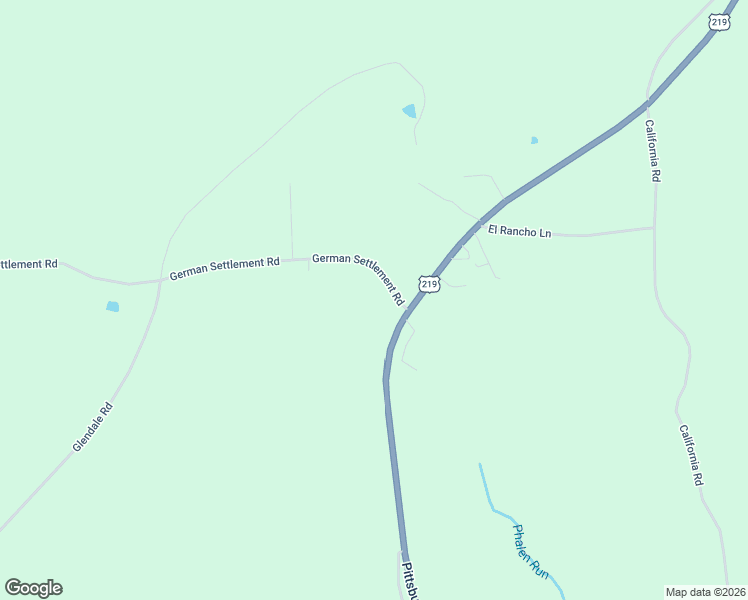 map of restaurants, bars, coffee shops, grocery stores, and more near 64 German Settlement Road in Ridgway