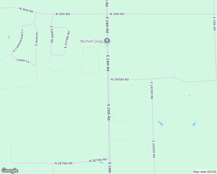 map of restaurants, bars, coffee shops, grocery stores, and more near 2404 North 2950th Road in Marseilles