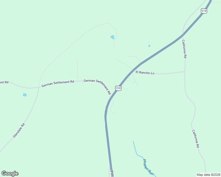 map of restaurants, bars, coffee shops, grocery stores, and more near 64 German Settlement Road in Ridgway