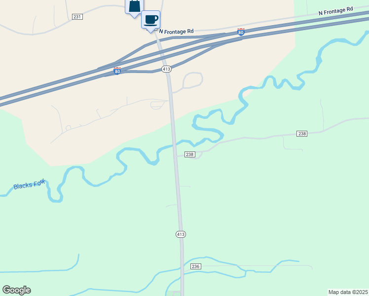 map of restaurants, bars, coffee shops, grocery stores, and more near 54-92 County Road 238 in Lyman