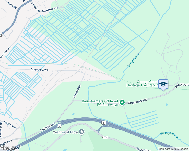 map of restaurants, bars, coffee shops, grocery stores, and more near 9 Sanford Avenue in Chester