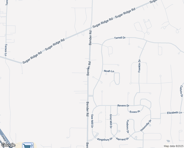 map of restaurants, bars, coffee shops, grocery stores, and more near 9007 Lydia Circle in North Ridgeville