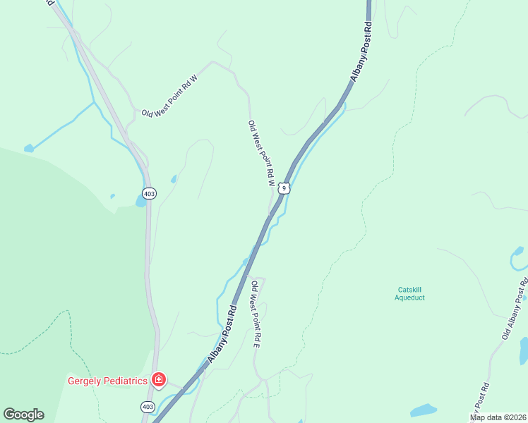 map of restaurants, bars, coffee shops, grocery stores, and more near Old West Point Road West in Putnam County