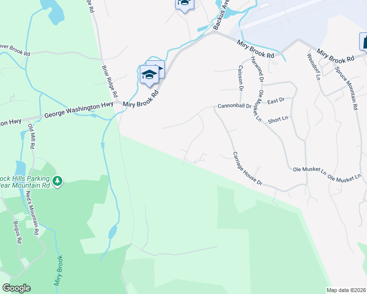 map of restaurants, bars, coffee shops, grocery stores, and more near 11 Marc Road in Danbury
