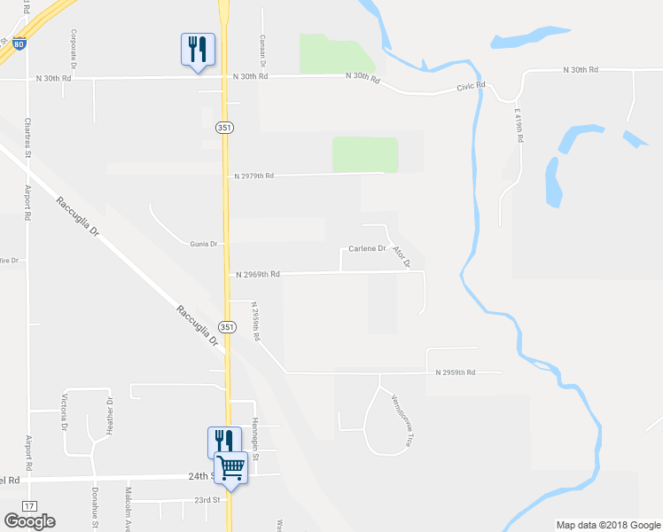 map of restaurants, bars, coffee shops, grocery stores, and more near 2951 Mauro Avenue in LaSalle