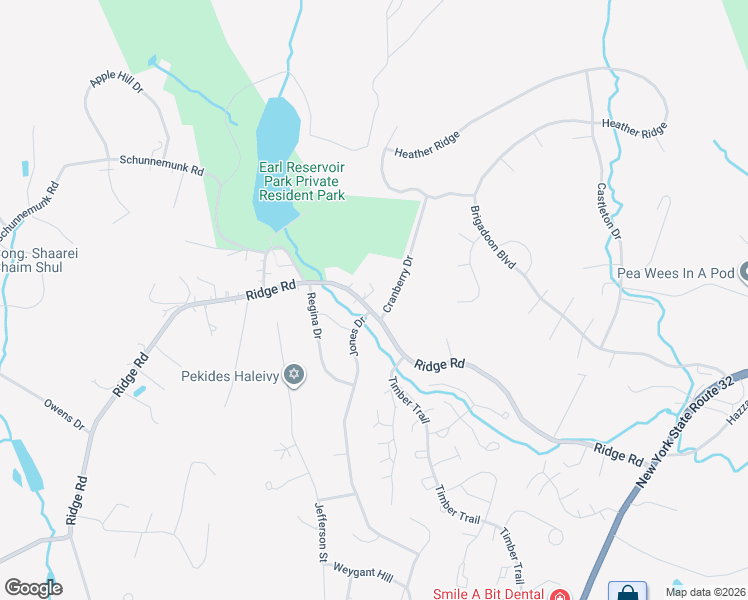 map of restaurants, bars, coffee shops, grocery stores, and more near 9 Cranberry Drive in Woodbury