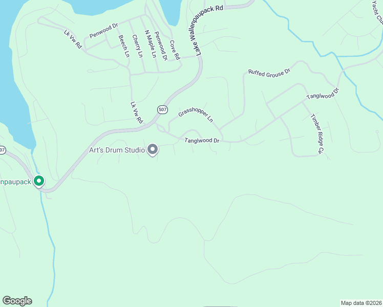 map of restaurants, bars, coffee shops, grocery stores, and more near Cedar Ln in Greentown