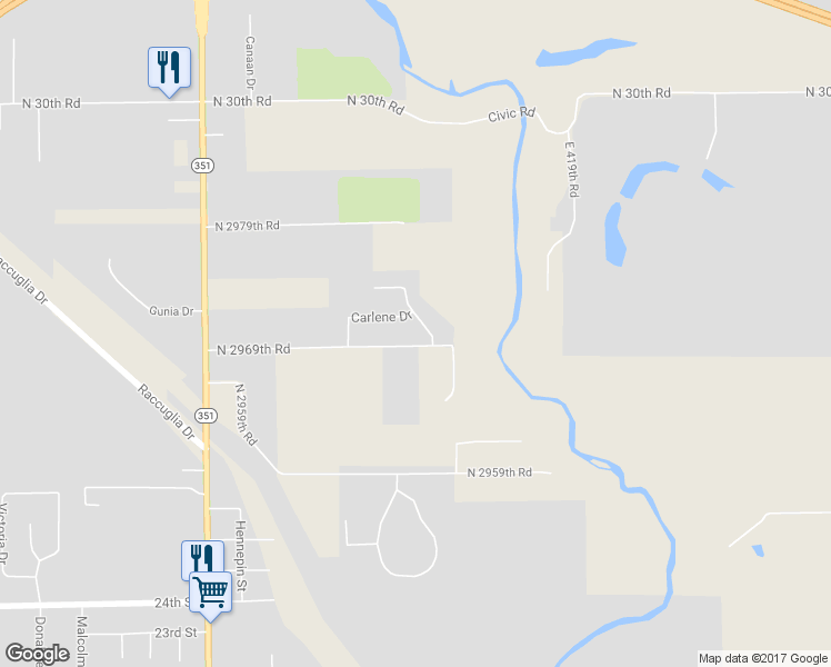map of restaurants, bars, coffee shops, grocery stores, and more near 359 Ator Drive in LaSalle