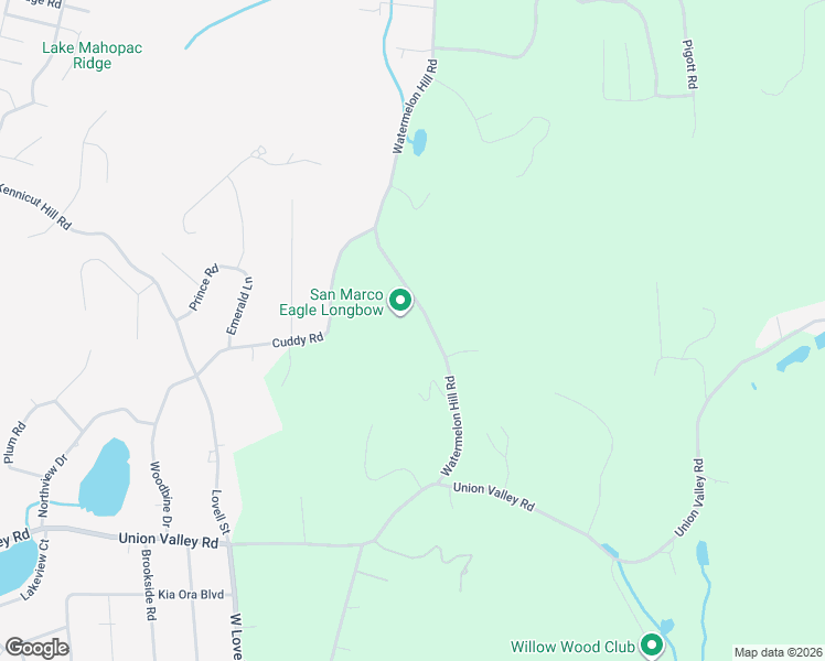 map of restaurants, bars, coffee shops, grocery stores, and more near 63 Watermelon Hill Road in Mahopac