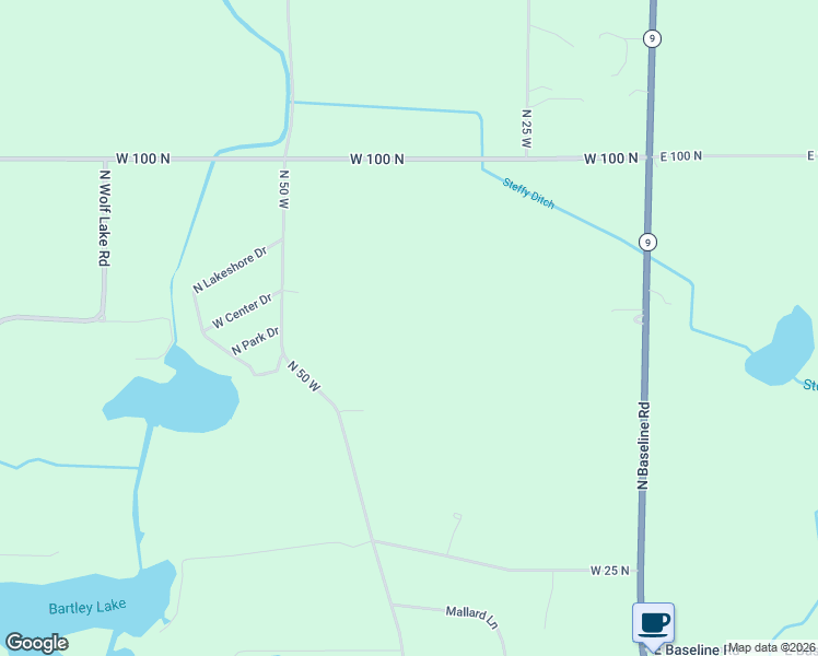 map of restaurants, bars, coffee shops, grocery stores, and more near 534 North 50 West in Albion