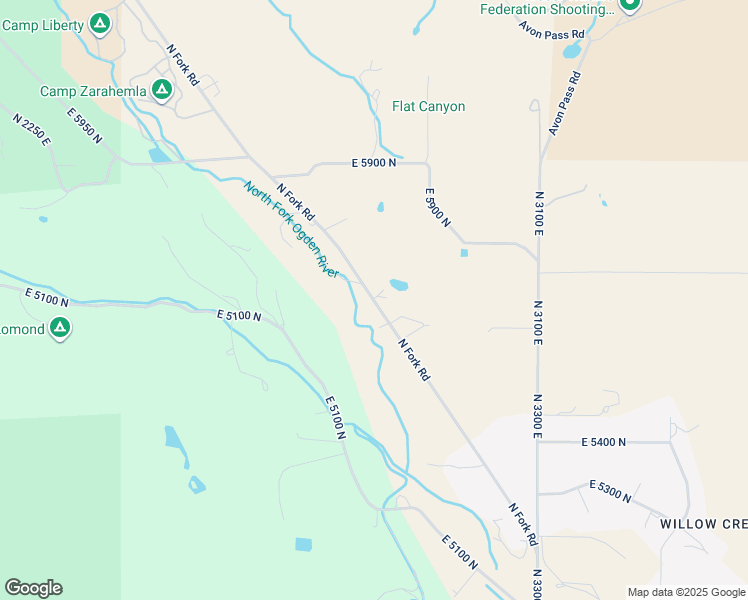 map of restaurants, bars, coffee shops, grocery stores, and more near 5626 North Fork Road in Eden