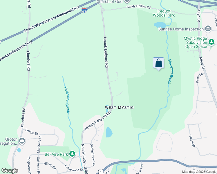 map of restaurants, bars, coffee shops, grocery stores, and more near 437-515 Noank Ledyard Road in Groton