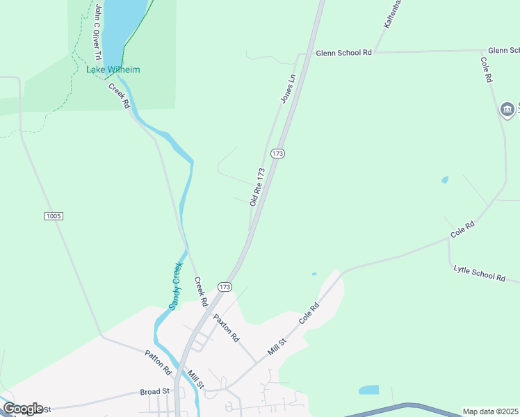 map of restaurants, bars, coffee shops, grocery stores, and more near 3503 Sandy Lake New Lebanon Road in Sandy Lake