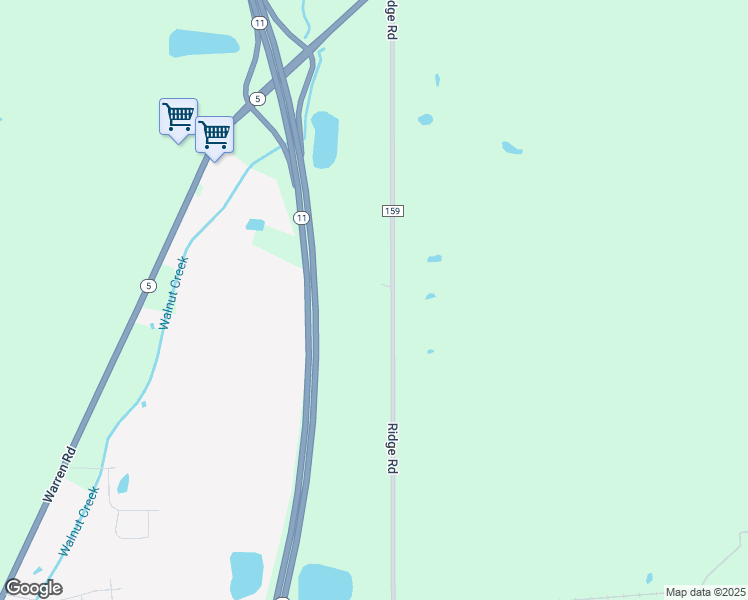 map of restaurants, bars, coffee shops, grocery stores, and more near 5273 Ridge Road in Cortland