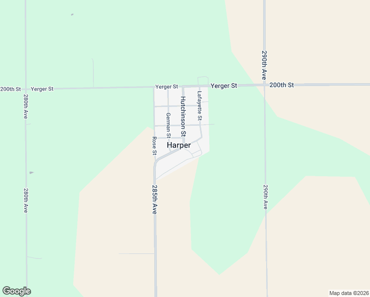 map of restaurants, bars, coffee shops, grocery stores, and more near in Harper