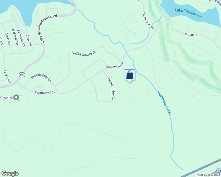 map of restaurants, bars, coffee shops, grocery stores, and more near 106 Wild Cherry Lane in Greentown