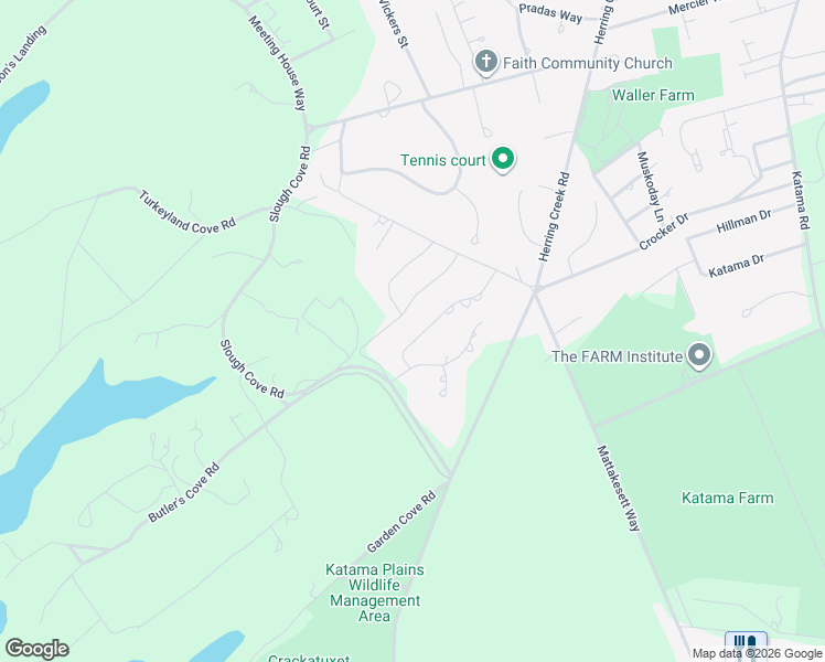 map of restaurants, bars, coffee shops, grocery stores, and more near 7 Thaxter Lane in Edgartown