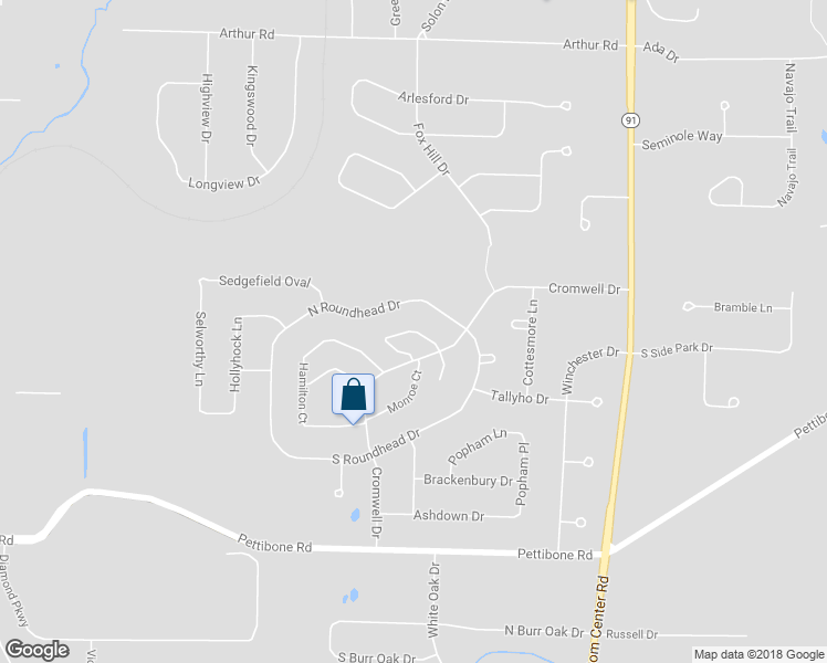 map of restaurants, bars, coffee shops, grocery stores, and more near 32539 Jefferson Drive in Solon