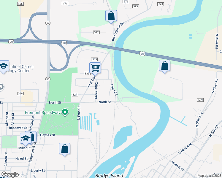 map of restaurants, bars, coffee shops, grocery stores, and more near 1448 Knobby Drive in Fremont