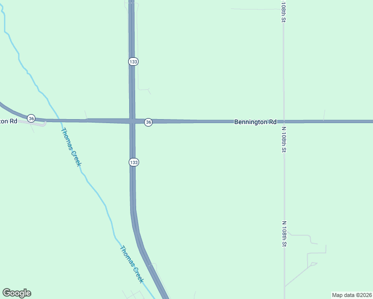 map of restaurants, bars, coffee shops, grocery stores, and more near 11313 Bennington Road in Omaha