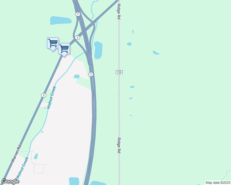 map of restaurants, bars, coffee shops, grocery stores, and more near 5273 Ridge Road in Cortland