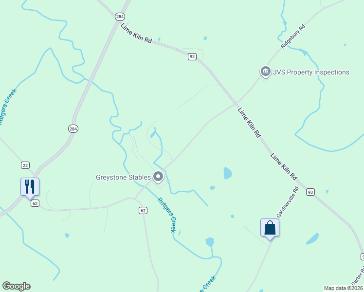 map of restaurants, bars, coffee shops, grocery stores, and more near 153 Ridgebury Road in New Hampton