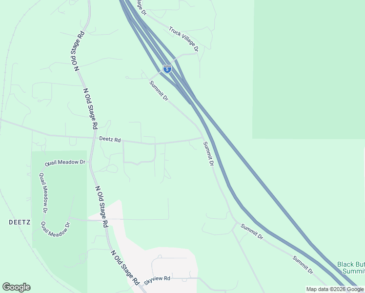 map of restaurants, bars, coffee shops, grocery stores, and more near 140 Deetz Road in Mount Shasta