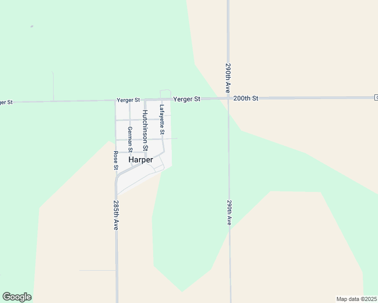 map of restaurants, bars, coffee shops, grocery stores, and more near in Harper