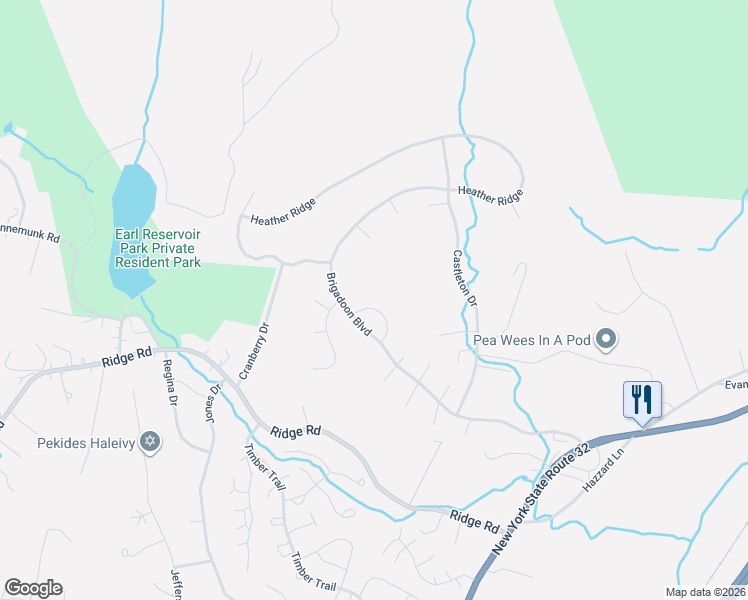 map of restaurants, bars, coffee shops, grocery stores, and more near 4 Oldwyck Crescent in Woodbury