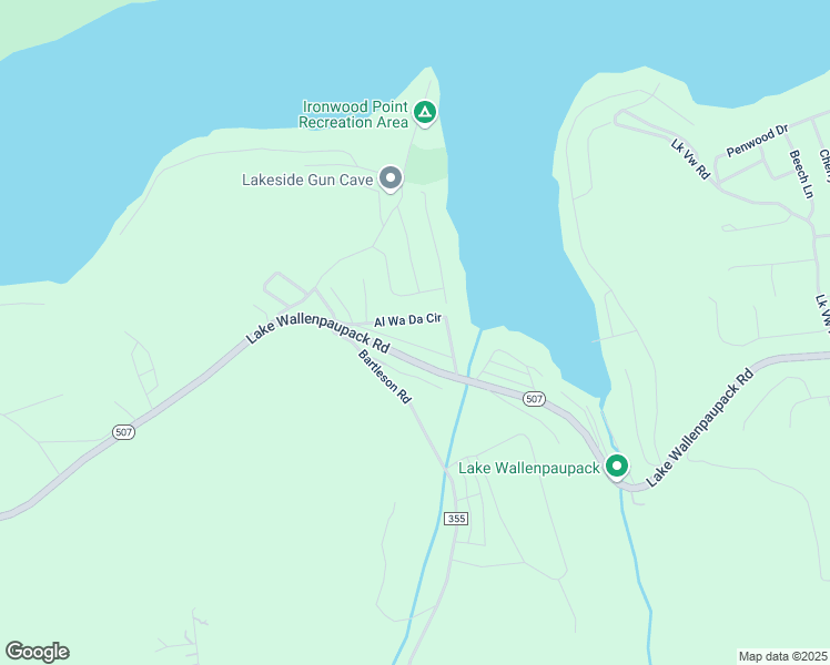 map of restaurants, bars, coffee shops, grocery stores, and more near West Alwada Road in Greentown