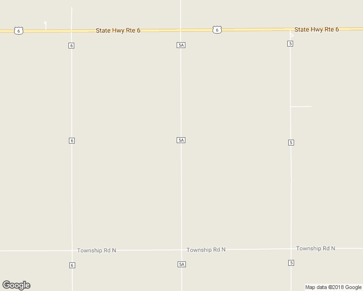 map of restaurants, bars, coffee shops, grocery stores, and more near County Road 5A in Grelton