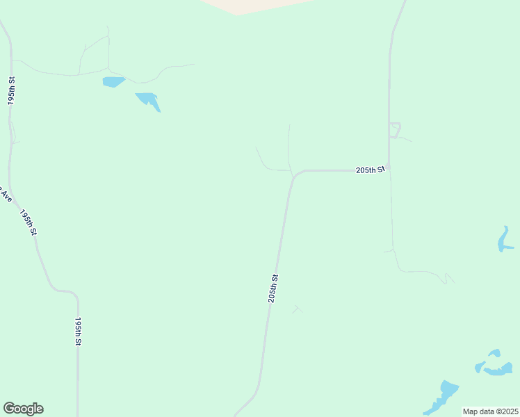 map of restaurants, bars, coffee shops, grocery stores, and more near 24048 205th Street in Crescent