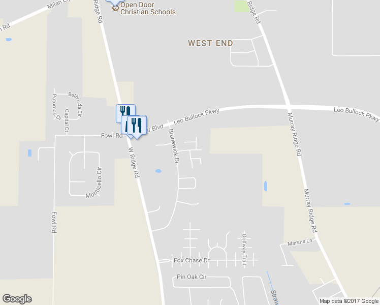 map of restaurants, bars, coffee shops, grocery stores, and more near 117 Cheshire Drive in Elyria